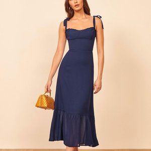 Reformation Nikita Dress in Danube